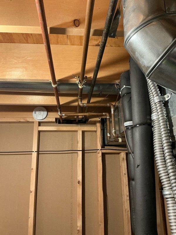 Completed electrical estimate for Generac generator installation at residential property. Assessed basement utility area with existing plumbing and HVAC infrastructure to determine optimal generator placement and electrical routing. Documented site conditions including exposed joists, copper water lines, and ductwork for installation planning. Created preliminary layout sketch indicating property boundaries and proposed equipment location. Customer enrolled in 5-year extended warranty program with promotion code 0034981787, valid through June 2026.