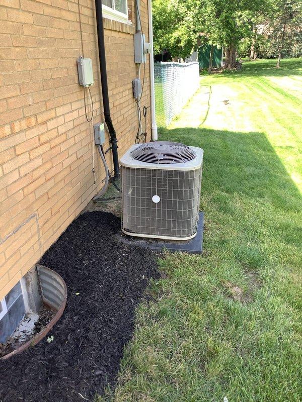 Completed scheduled MVP cooling maintenance visit on 5-year-old residential air conditioning system. Performed comprehensive inspection of outdoor condenser unit and indoor furnace components, verified proper operation of all equipment, checked electrical connections and refrigerant lines, and documented system condition with photos. All components found operating within normal parameters with no issues identified requiring immediate attention.