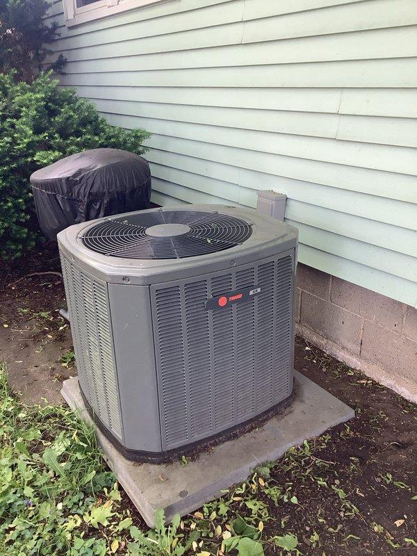 Completed preventive maintenance service on 11-year-old Trane HVAC system under current MVP agreement. Performed comprehensive tune-up on outdoor condenser unit and indoor furnace, including inspection of all mechanical components, electrical connections, and refrigerant levels. Verified proper operation of both heating and cooling systems. Advised customer that MVP agreement expires on 6/1 and recommended renewal to maintain coverage.