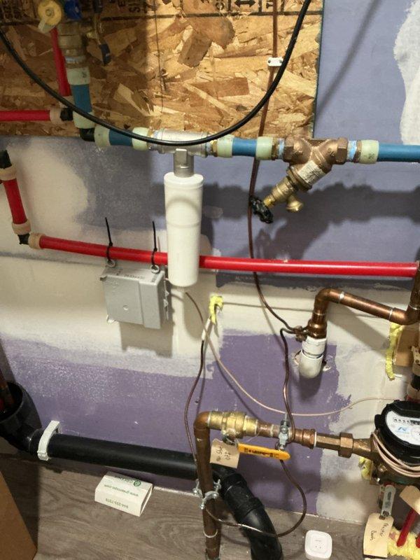 Performed routine maintenance flush on tankless water heater system to remove mineral buildup and sediment accumulation. Completed descaling procedure using appropriate cleaning solution, flushed system thoroughly, and verified proper operation of all valves and connections. Installed new Waterdrop WD-W6S water filter cartridge to ensure continued water quality and system protection.