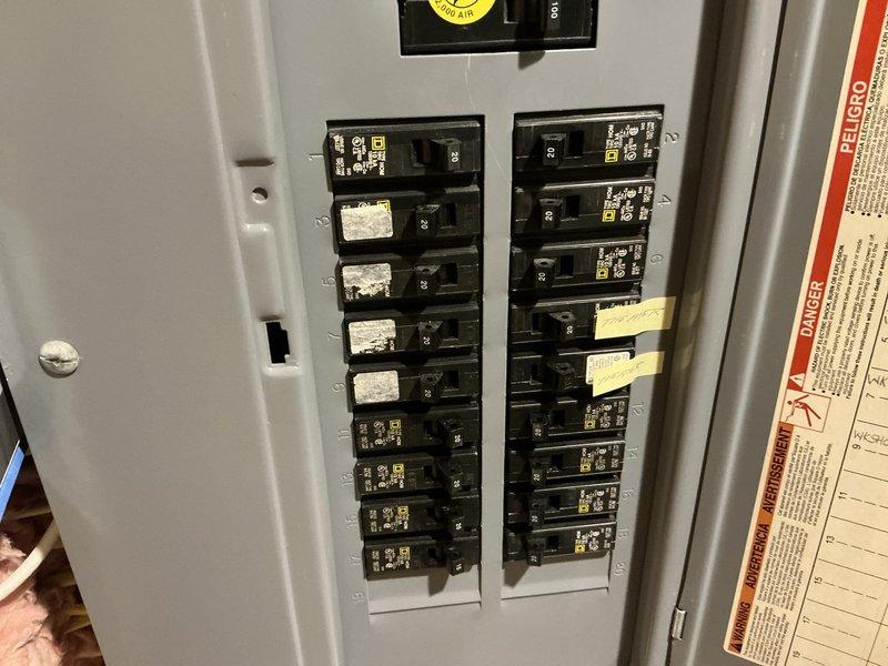Conducted on-site evaluation for residential backup generator installation. Assessed existing electrical panel configuration, which contains standard residential circuit breakers in good condition with adequate labeling. Confirmed natural gas service is available to the property, eliminating the need for propane tank installation. Verified no homeowners association restrictions apply to the installation. Evaluated proposed generator placement location in backyard area with suitable clearances from structure and adequate access for installation and future maintenance. Documented existing electrical infrastructure and site conditions through photographs to support equipment sizing and installation planning.