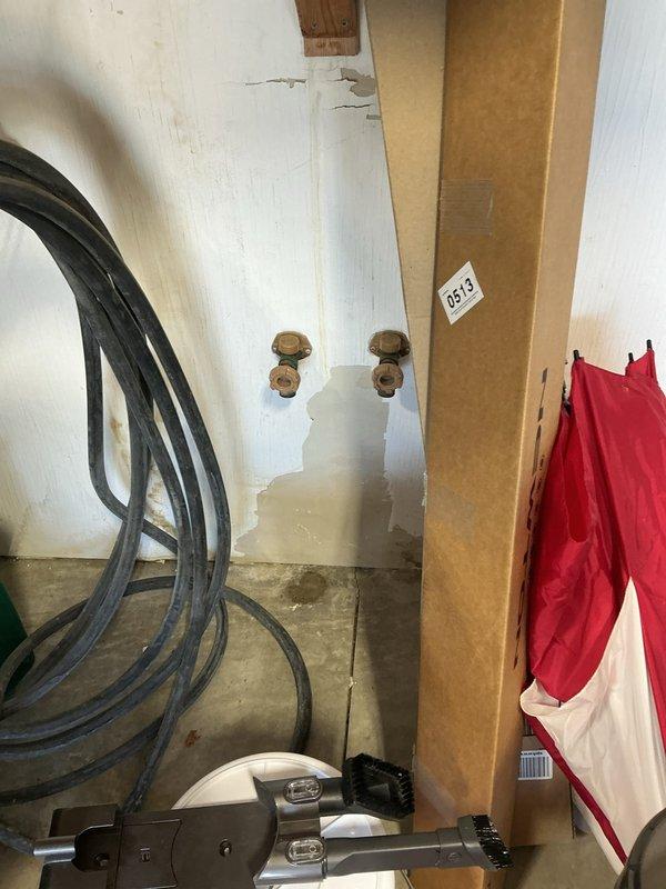 Responded to emergency call for leaking Rheem Professional tanked water heater experiencing significant discharge from temperature and pressure relief valve overflow. Upon arrival, immediately shut off gas supply to unit and drained tank completely to stop active leaking and prevent further water damage. Inspected 2024-installed water heater and T&P relief valve assembly for potential causes including excessive system pressure, thermal expansion issues, or faulty relief valve operation. Documented equipment condition and leak source with photographic evidence showing unit installation, piping configuration, and affected areas. System stabilized and made safe pending further diagnostic evaluation or component replacement as needed.