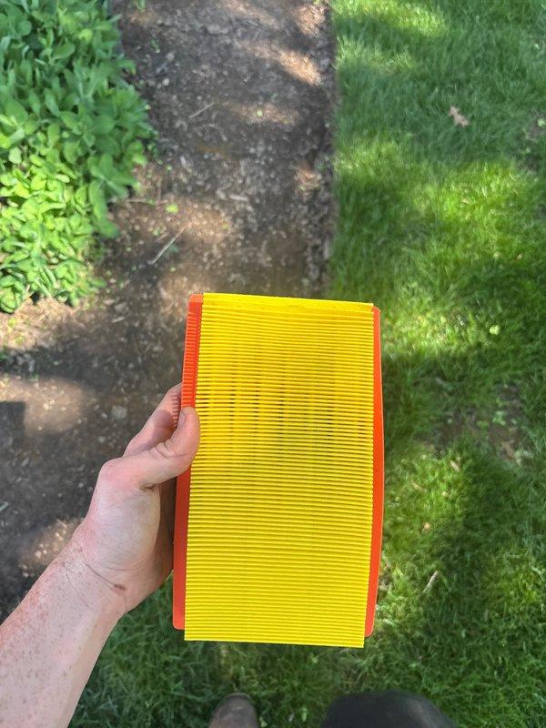 Performed scheduled maintenance on a 3-year-old residential generator during the requested service window. Inspected and replaced the air filter element, which showed normal wear consistent with regular operation. Unit was found to be operating within manufacturer specifications with no additional issues identified.