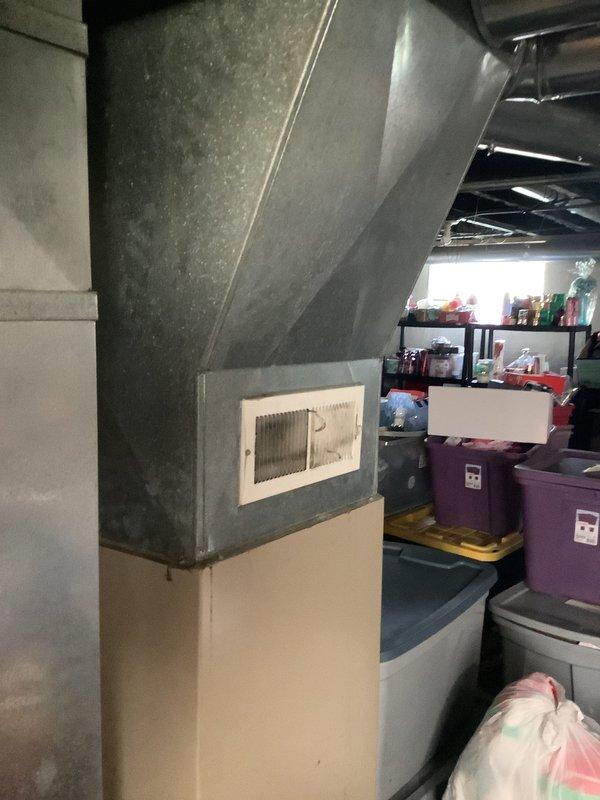 Conducted estimate for complete furnace and air conditioning system replacement at residential property. Evaluated existing basement-installed furnace unit and ductwork configuration, documented current HVAC equipment condition and discussed BOGO promotional pricing for new system installation. Property currently has no air conditioning system; provided comprehensive quote for matched heating and cooling equipment replacement.