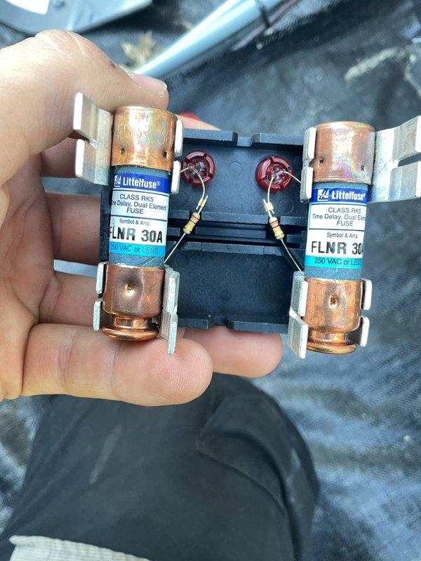 Completed MVP maintenance on air conditioning system and performed thorough inspection following ice damage to outdoor unit. Inspected indoor air handler, verified proper operation of blower assembly, checked filter condition, tested electrical components including time-delay fuses rated at 30A, and confirmed all safety controls were functioning correctly. System operating within normal parameters with no issues detected from ice impact.