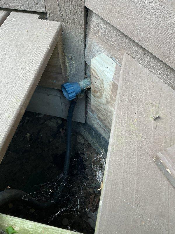 Performed backflow testing on 3/4-inch assembly and diagnosed non-functioning exterior spigots. Identified and repaired small leak in assembly piping located in basement area. Inspected previous installation work and addressed warranty inquiry regarding prior service.