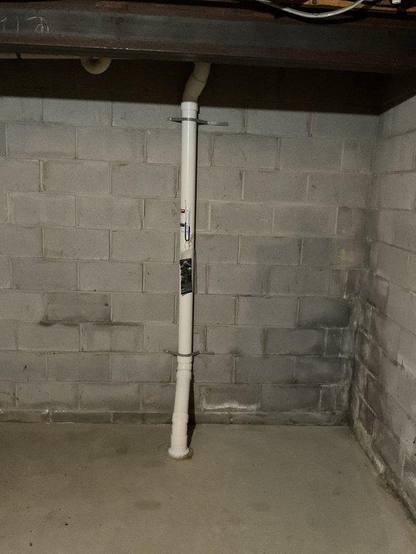 Performed main drain line snake out service to clear obstruction in the primary drainage system. Accessed the cleanout point via the vertical PVC drain line located in the basement area and successfully cleared the blockage using professional drain snake equipment. System tested and confirmed to be flowing properly upon completion of service.
