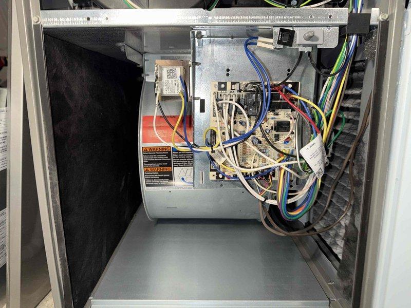 # HVAC Tune-Up Completed

Performed comprehensive preventative maintenance tune-up on 5-year-old residential air conditioning system. Inspected outdoor condenser unit and indoor air handler, verified all electrical connections and control components, checked refrigerant levels, cleaned coils, and confirmed proper system operation. Unit is functioning within normal parameters with no issues identified.