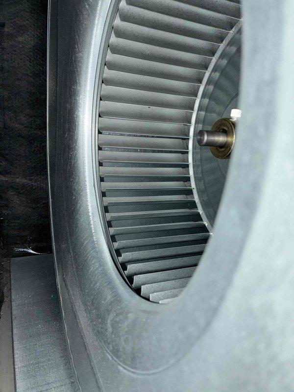 Completed annual cooling system maintenance on residential Lennox HVAC unit. Performed comprehensive inspection of blower wheel assembly, noting dust accumulation on blades and housing. Inspected furnace cabinet, venting system, condensate drainage components, and associated ductwork. All major components found operational. Customer advised that air filter requires replacement to maintain proper airflow and system efficiency.