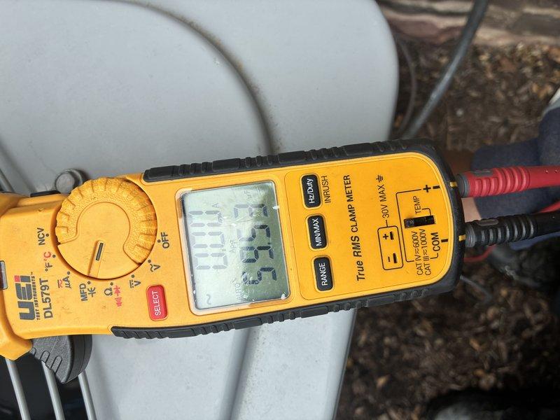 Completed comprehensive MVP AC maintenance service including system diagnostics and electrical component inspection. Used digital multimeter to verify proper voltage and amperage readings at the contactor and capacitor. Inspected all electrical connections, contactor operation, and capacitor condition to ensure optimal system performance and reliability.