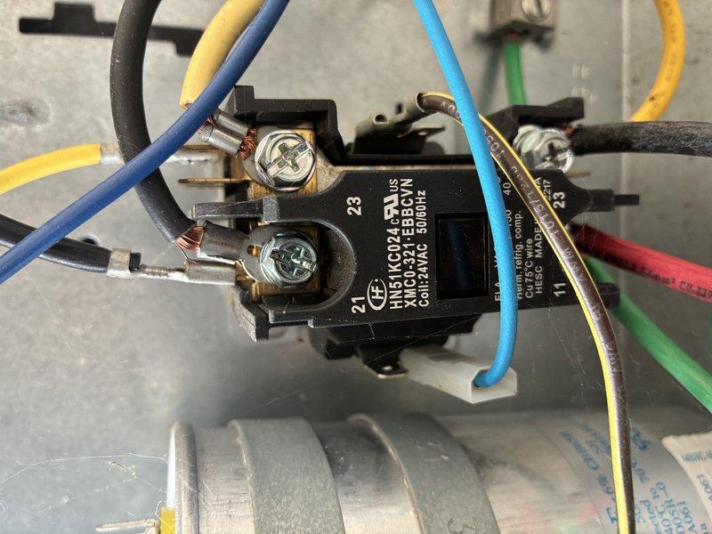 Completed comprehensive MVP AC maintenance service including system diagnostics and electrical component inspection. Used digital multimeter to verify proper voltage and amperage readings at the contactor and capacitor. Inspected all electrical connections, contactor operation, and capacitor condition to ensure optimal system performance and reliability.