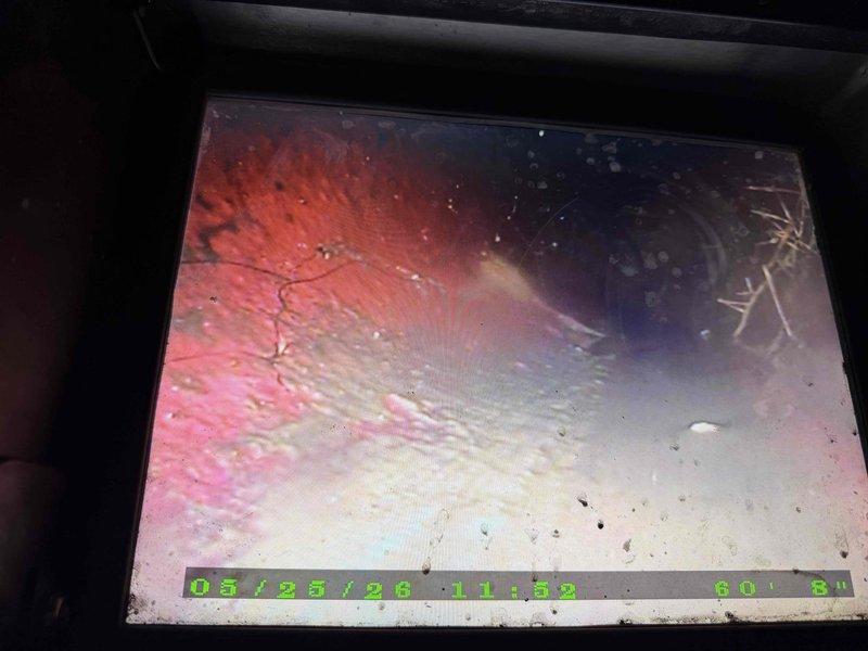 Removed basement toilet and performed camera inspection of the sewer line to assess drainage conditions. Video inspection revealed line integrity at 60 feet with no obstructions requiring immediate intervention, confirming proper flow capacity throughout the inspected section.
