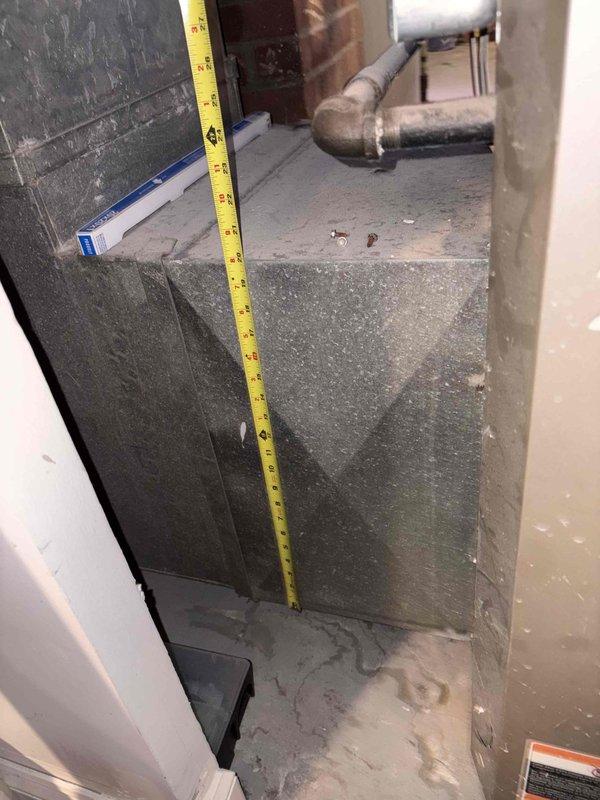 Conducted on-site assessment for complete HVAC system replacement in single-family residence. Evaluated existing 11-year-old air conditioning unit and furnace for potential replacement, with homeowner reporting no current operational issues or symptoms. Inspected electrical panel to verify circuit capacity and breaker configuration for furnace, noting existing dedicated circuits for HVAC equipment. Documented electrical infrastructure including available amperage and panel condition to determine compatibility with new equipment specifications. Took measurements in utility area to assess clearance requirements and spatial constraints for new equipment installation, evaluating concrete block configuration and existing ductwork routing. Examined current system layout including furnace location, ductwork accessibility, and condensate drainage paths. Verified installation space dimensions to ensure adequate clearances per manufacturer specifications and local code requirements. Assessed exi