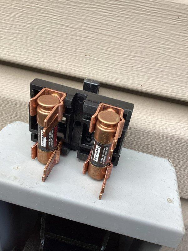 Completed MVP recurring cooling maintenance visit on 14-year-old air conditioning system. Performed comprehensive inspection of electrical components including fuse holders and disconnect, verified proper operation of condenser unit and fan motor assembly, checked all safety controls and protective guards. System found operating within normal parameters; all components cleaned and secured for continued reliable performance.
