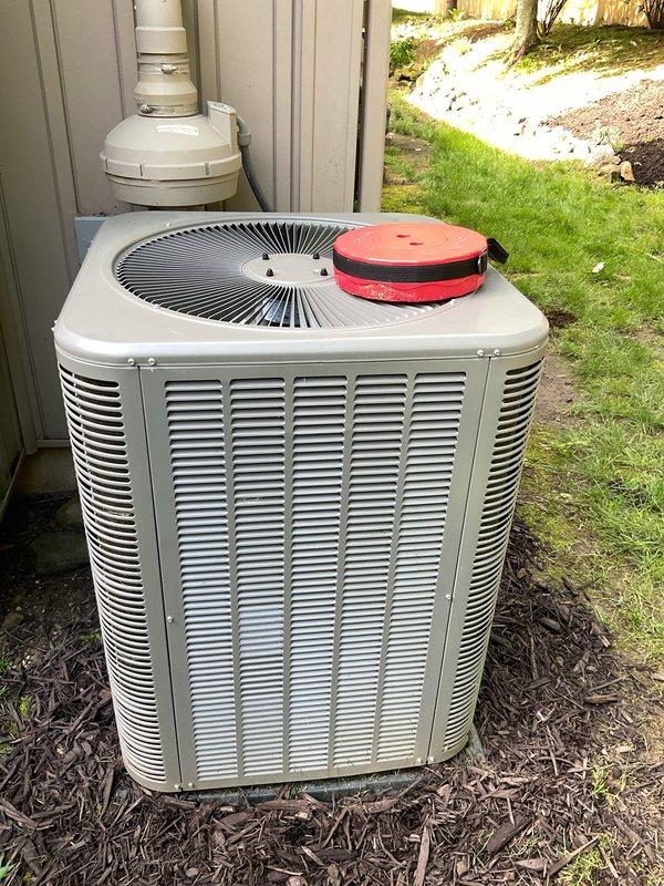 Responded to no-cooling call on 2-year-old residential AC unit. Upon arrival, performed diagnostic inspection of outdoor condenser unit and verified system was not operating. Completed troubleshooting procedures, identified and resolved the issue preventing unit operation. System tested and confirmed operational with proper airflow and cooling cycle restored.