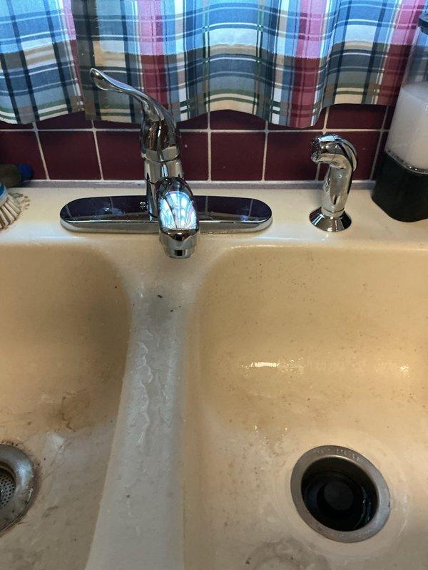 Installed a Camerist chrome kitchen faucet with spray attachment model 7840, including new supply lines. Replaced a pair of 1/2" x 3/8" straight shutoff valves to ensure proper water control. Removed existing unit and installed a new 1/2 HP garbage disposal under the kitchen sink. All components were tested for proper operation and verified leak-free connections upon completion.