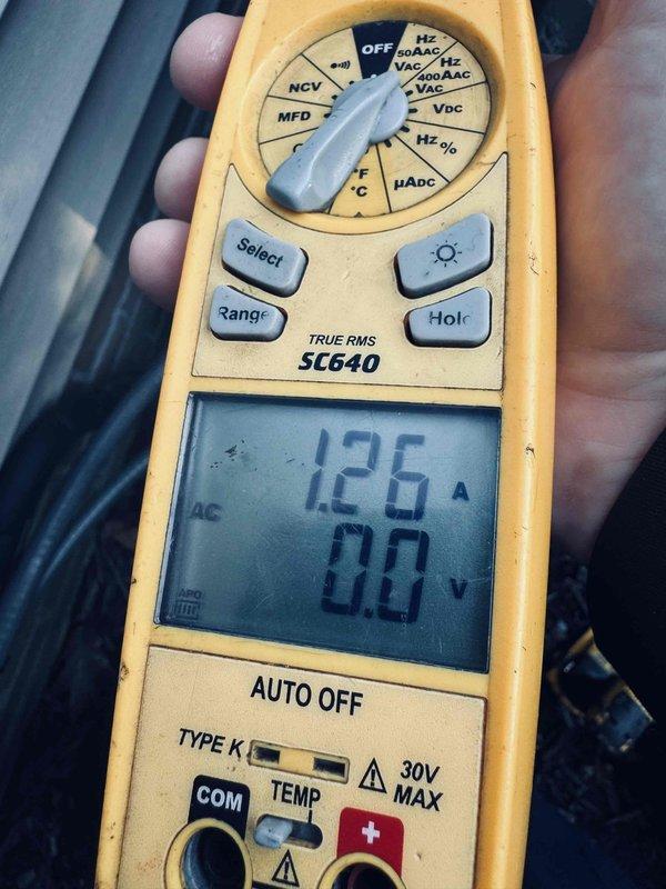 Completed annual air conditioning maintenance on 1-year-old system. Performed comprehensive inspection of electrical connections and terminals, verified proper wire terminations and voltage readings using digital multimeter. Addressed customer inquiries regarding thermostat operation and provided guidance on optimal system settings.