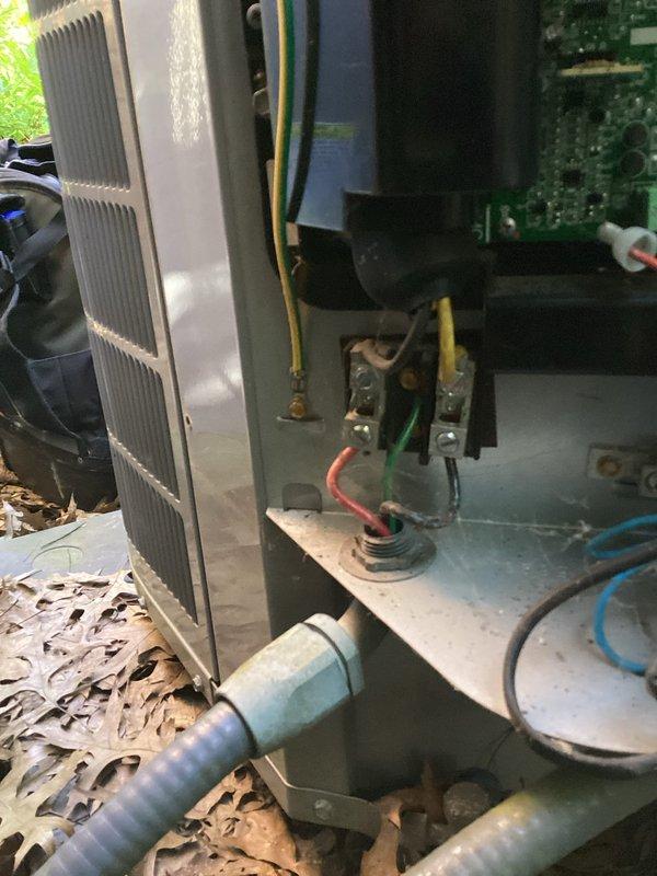 Completed MVP cooling maintenance visit on two 7-year-old residential HVAC systems. Performed comprehensive inspection of Carrier furnace unit and associated equipment in basement utility area, including ductwork, air return system, and circulator pump connections. Inspected outdoor condenser unit and electrical connections, verifying proper wire terminations and component functionality. Documented heavily soiled air filter requiring attention and overall system condition with photos showing normal operational wear for equipment age.