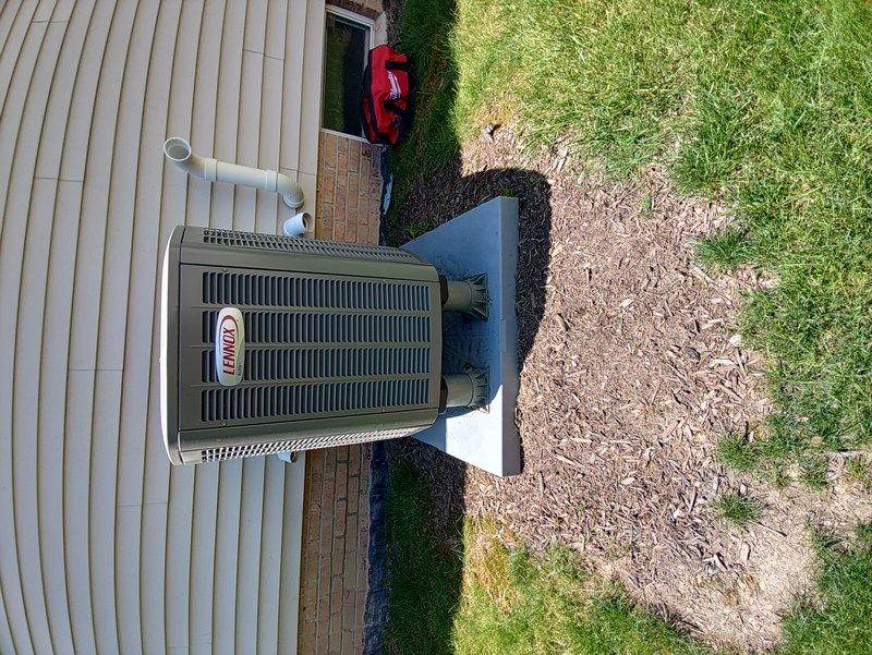 Completed spring maintenance inspection on five-year-old Lennox cooling system. Performed comprehensive tune-up including visual inspection of evaporator coil assembly, verified proper operation of all interior components within air handler unit, and assessed outdoor condensing unit condition. All system components found to be operating within normal parameters with no immediate service needs identified.
