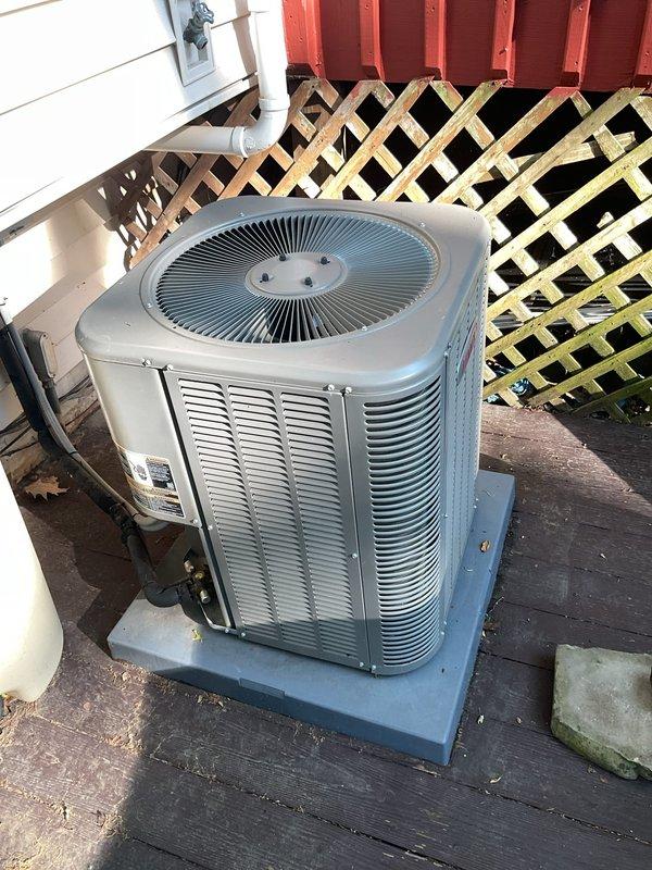 Completed MVP heating maintenance visit at customer's request. Performed comprehensive system inspection of outdoor condenser unit and electrical components. Inspected dual-run capacitor and verified all electrical connections were secure with proper wire management. Unit operating within normal parameters. Discussed MVP program details with customer as requested.