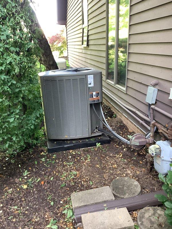 Completed scheduled MVP cooling maintenance visit on residential split system. Performed comprehensive inspection of outdoor condensing unit and indoor air handler, verified proper operation of all components, checked refrigerant lines and electrical connections, and documented system condition with photographs. All equipment found operating within normal parameters with no issues identified requiring immediate attention.