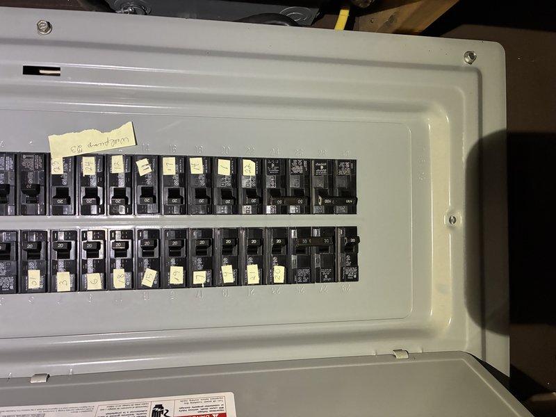 Responded to service call for non-functional porch light switch at 60-year-old residential property. Upon arrival, performed diagnostic assessment of the defective switch and successfully replaced the faulty component with new hardware. Inspected electrical panel to verify proper circuit identification and breaker functionality, documenting existing circuit labeling system for reference. All replaced components tested and confirmed operational. Additionally, performed courtesy inspection of air conditioning system per request, finding no issues or concerns requiring attention at this time.