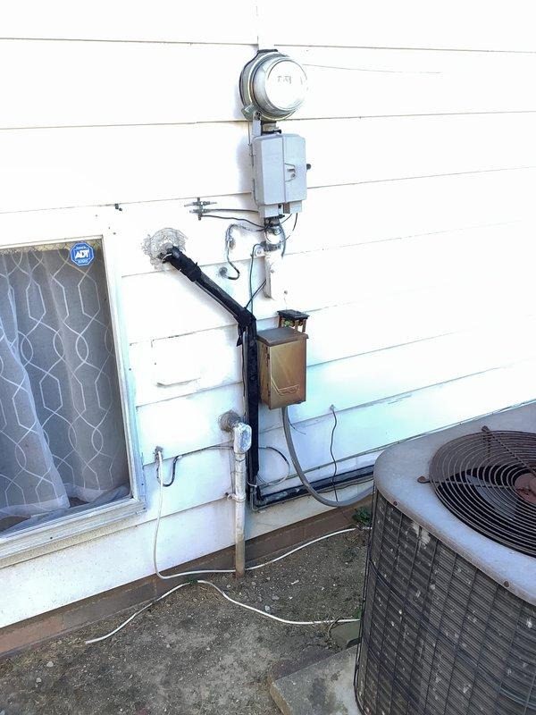 Conducted on-site evaluation for complete furnace and air conditioning system replacement. Assessed existing outdoor condensing unit, refrigerant line sets, electrical service connections including meter base and disconnect switch, and reviewed current HVAC infrastructure to provide comprehensive equipment replacement estimate.