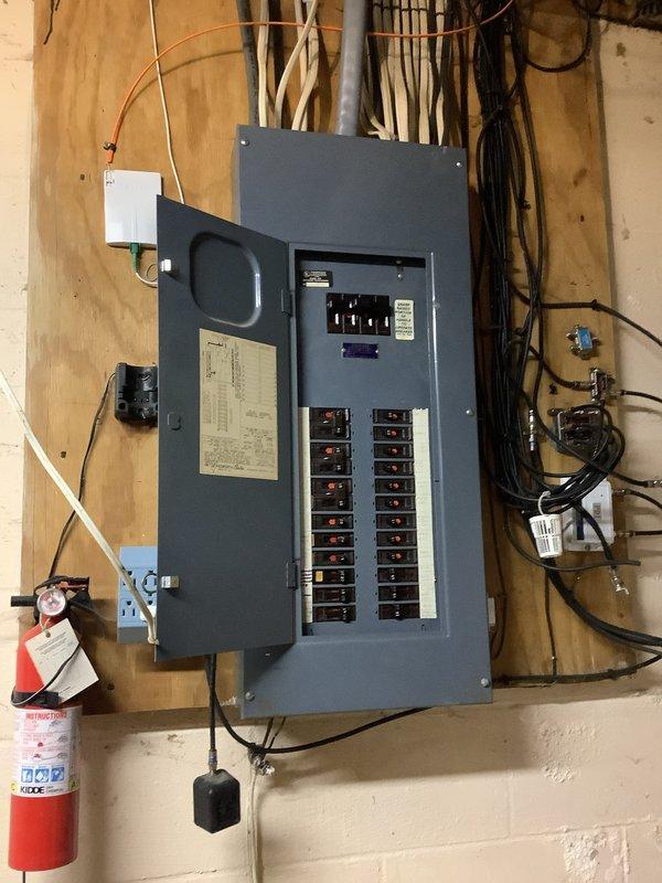 Responded to no power call and performed comprehensive electrical assessment of residential property. Inspected main electrical panel in unfinished basement area, verified breaker functionality and proper circuit operation. Installed new dedicated GFCI-protected outlet for sump pump system to ensure reliable operation and code compliance. Added multiple additional outlets throughout home as requested to improve electrical accessibility and convenience. All new receptacles properly wired, tested for correct polarity and ground continuity, and verified operational. Restored full power to affected areas and confirmed all circuits functioning properly upon completion.