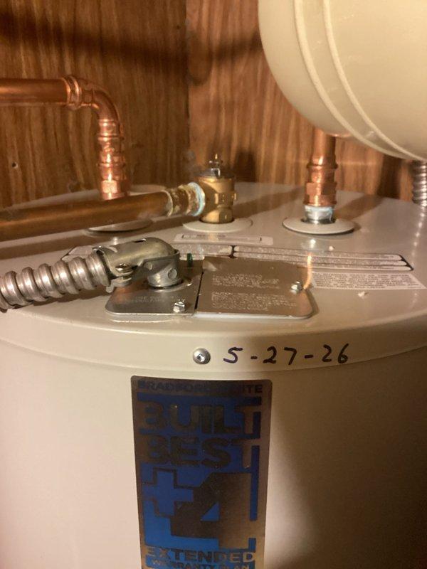 Responded to warranty callback to rework electrical wiring for recently installed Bradford White water heater. Inspected existing electrical connections and corrected wiring configuration to ensure proper power supply and code compliance. Verified all electrical connections are secure, properly grounded, and functioning as intended for safe water heater operation.