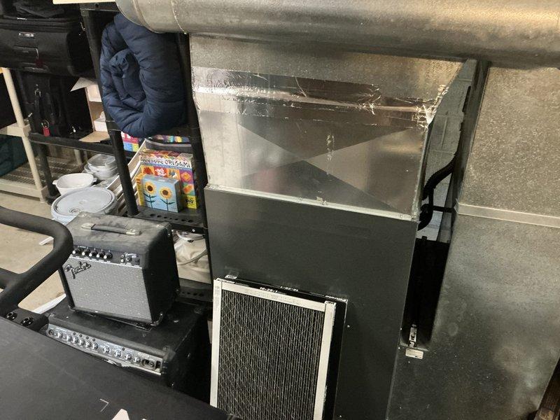 Conducted comprehensive HVAC system assessment for replacement estimate on 12-year-old air conditioning unit in residential property. Evaluated existing equipment, ductwork configuration in unfinished basement area, and overall system performance to provide multiple replacement options. Documented current installation including flexible ductwork routing, supply registers, and equipment accessibility for proper sizing and installation planning of new system.