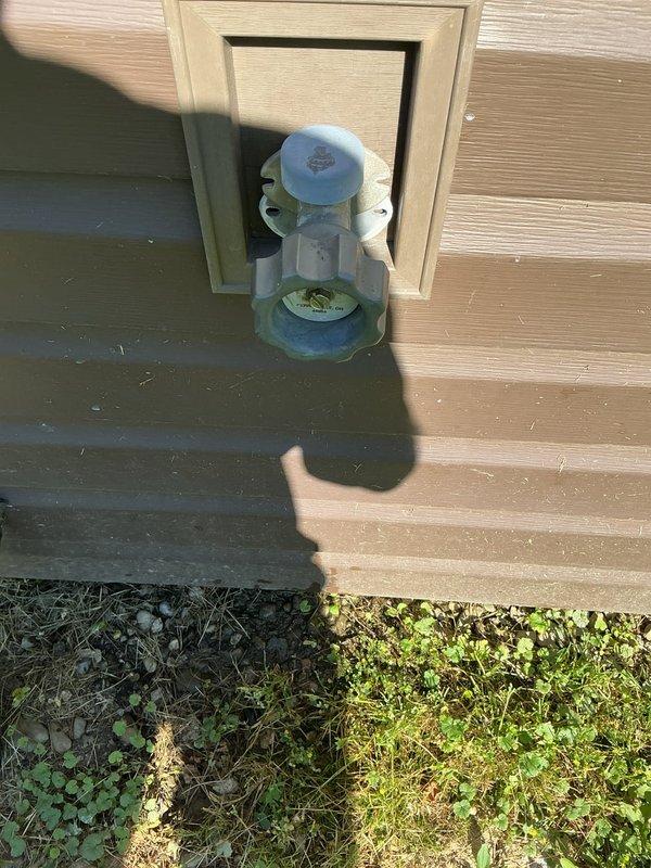 Replaced outdated exterior spigot on 1950s-era home, requiring access through existing wall panel to disconnect old fixture and install new frost-free hose bib with proper sealing and weatherproofing. Verified secure mounting and tested for leaks to ensure reliable outdoor water access.