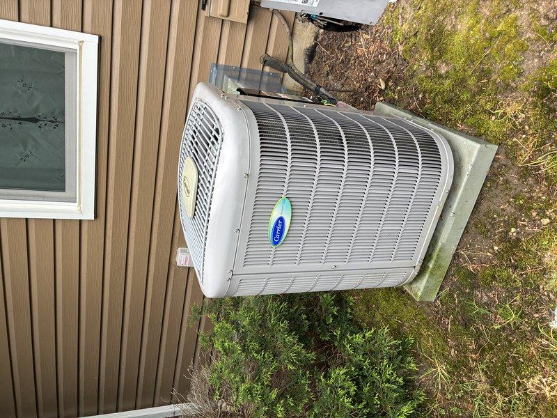 Completed annual preventative maintenance on residential cooling system. Performed comprehensive inspection of outdoor condenser unit and indoor air handler, verified proper operation of all electrical connections and mechanical components, checked refrigerant levels, and documented system condition with photographs. All equipment found operating within normal parameters with no deficiencies noted.