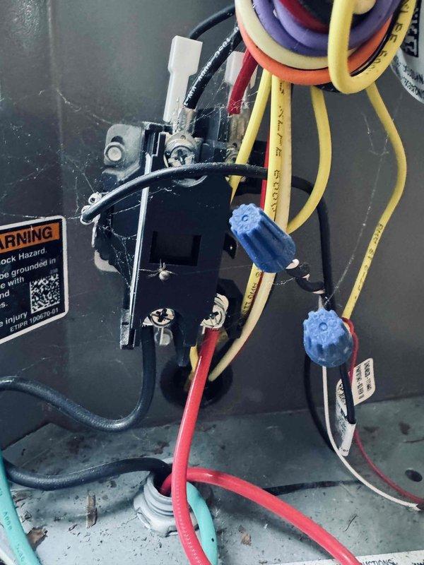 Completed routine air conditioning maintenance on 2-year-old system under MVP agreement. Performed comprehensive inspection of electrical components, contactors, and wiring connections. Verified system amperage draw at 6.8A using digital multimeter, confirming proper compressor operation. Inspected refrigerant service ports and gauge connections for leaks and proper sealing. All components found operating within normal parameters with no issues identified.