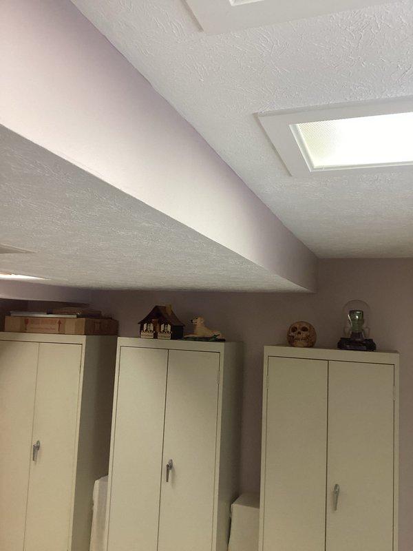 Installed and wired new recessed fluorescent lighting fixtures in residential interior spaces. Ran electrical circuit wiring to provide power distribution for the newly installed ceiling-mounted light fixtures, ensuring proper illumination in multiple rooms with textured ceilings and angled architectural features.