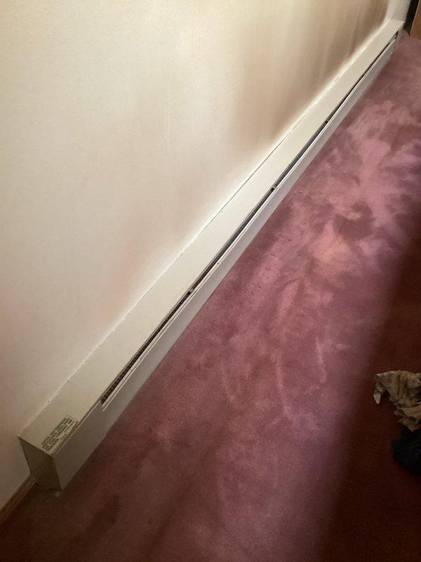 Performed cleaning and inspection of two electric baseboard heaters located in the living room. Removed dust and debris from heating elements and ventilation slots to restore proper airflow and heating efficiency. Verified proper operation of units upon completion.