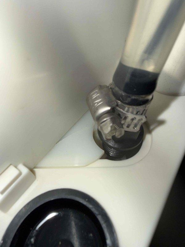 Responded to service call regarding water overflow from condensate drain system. Upon inspection, found deteriorated drain line insulation and potential condensate drainage issues at the evaporator coil assembly. Documented system conditions with photos showing drain connections and insulated refrigerant lines with visible wear. Customer inquired about warranty coverage for repairs.