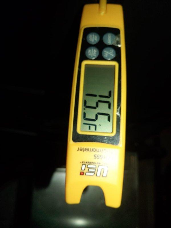 Completed installation of 80% AFUE gas furnace configured on high airflow base setting to optimize system performance and airflow delivery. Installed smart sensor integration with S40 thermostat control platform to enable enhanced zoning capabilities and temperature management throughout the conditioned space. Verified proper system operation with ambient temperature reading of 75.2°F and confirmed all equipment connections, ductwork transitions, and control wiring per manufacturer specifications.