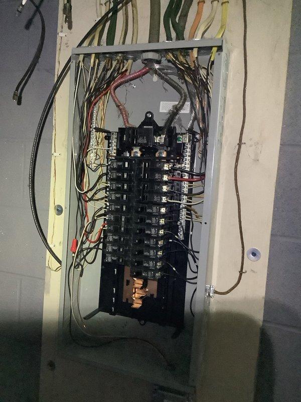 Installed new exhaust fan in bathroom where none previously existed, including running electrical wiring through wall cavity to existing electrical panel and adding dedicated circuit breaker. Assessed basement bathroom location for potential future exhaust fan installation and provided quote for additional work.