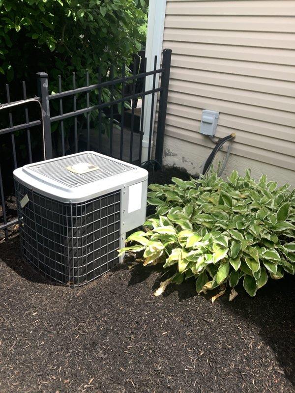 Completed comprehensive HVAC estimate for replacement of existing furnace and air conditioning system. Assessed current equipment condition including indoor furnace unit located in utility room and outdoor condensing unit positioned in side yard landscaped area, documented existing installation specifications and ductwork configuration for system replacement proposal.