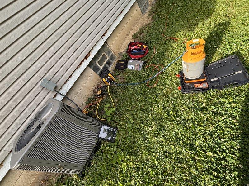Responded to follow-up service call for air conditioning unit with intermittent clicking sound reported by customer via video documentation. Performed comprehensive diagnostic testing using electronic measuring equipment and system analysis tools to identify source of noise concern. Conducted thorough inspection of condenser unit components, electrical connections, and mechanical assemblies to verify proper operation and resolve intermittent issue under warranty coverage.