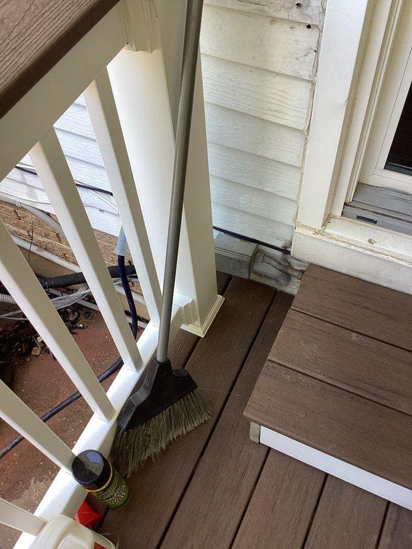 Installed ceiling fan on covered patio by running new electrical circuit from main panel to fan location. Relocated and properly wired Ring video doorbell at front entrance with extended wiring to ensure adequate length for proper mounting and operation.