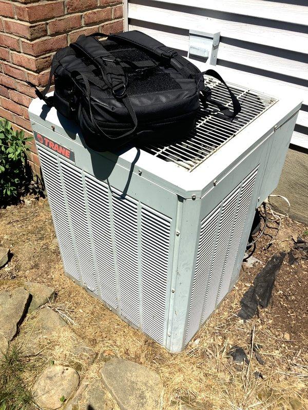 Conducted on-site evaluation for heat pump installation to supplement existing gas furnace as backup heating source. Assessed current Trane condensing unit location, electrical requirements, and compatibility with dual-fuel configuration for seamless integration between heat pump and gas furnace systems.