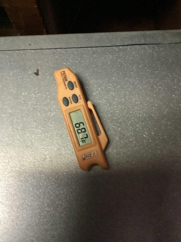 Responded to follow-up service call for 22-day-old air conditioning system experiencing freezing issues after previous no-cooling complaint. Upon arrival, confirmed unit had thawed out and was operational for diagnostic testing. Measured suction line temperature at 33.14°F, indicating potential low refrigerant charge or restricted airflow causing evaporator coil to freeze. Inspected Rheem 80 PLUS furnace/air handler system and documented equipment condition. Performed system evaluation to identify root cause of freezing condition and prevent recurrence.