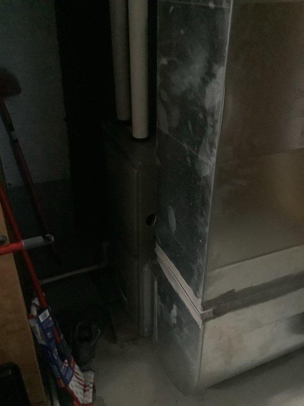 Responded to service call for air conditioning system producing high-pitched noise and experiencing difficulty starting and maintaining operation. Inspected Lennox condenser unit located at exterior of building and evaluated indoor air handler components in mechanical space. Diagnosed issue, performed necessary repairs to resolve starting problems and eliminate abnormal operating sounds, restoring system to proper functionality.