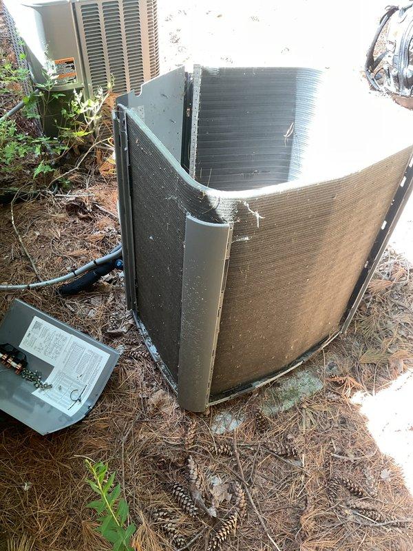 Completed scheduled MVP maintenance visit on 5-year-old air conditioning system. Performed comprehensive cooling system inspection and cleaning, including condenser coil cleaning and drain line maintenance using vinegar treatment to prevent algae buildup and ensure proper condensate drainage. Unit operating within normal parameters upon completion of service.