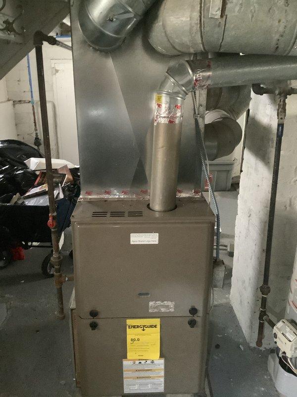 Conducted on-site evaluation for add-on air conditioning system installation to existing forced-air heating system. Assessed current furnace unit, ductwork configuration, and electrical panel capacity to determine compatibility and requirements for AC integration. Documented existing HVAC infrastructure including furnace condition, supply and return ductwork routing, and available electrical service for future equipment installation.