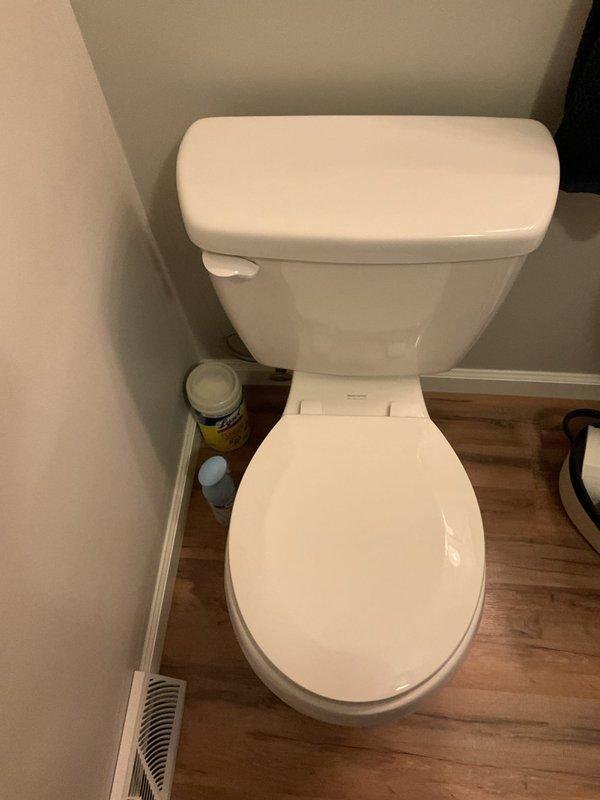 Responded to report of basement drain leaking yellow and brown water, potentially from main drain line. Upon inspection, assessed plumbing fixtures including basement drainage system, toilet, and pedestal sink. Additionally evaluated kitchen faucet for reported slow leak. Documented conditions of bathroom fixtures and surrounding areas to determine source of drainage issue and identify necessary repairs.
