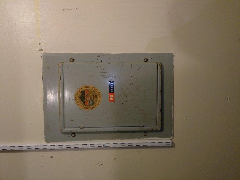 Removed existing all-in-one laundry box and relocated receptacles into the wall. Coordinated with plumbing contractor for drywall access, then removed existing wiring and installed old work boxes on both sides of the opening. Installed a 30-amp three-prong receptacle for the dryer and a GFCI receptacle for the washer, ensuring proper grounding and circuit protection for both appliances.