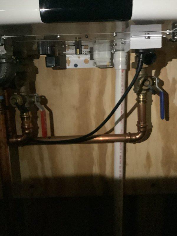 Responded to a recurring leak under the kitchen sink where a gasket had been previously tightened but failed to hold. Upon inspection, determined that additional repair work would be required to properly resolve the leak issue. Additionally, the customer requested descaling service for their tankless water heater to maintain optimal performance and efficiency.