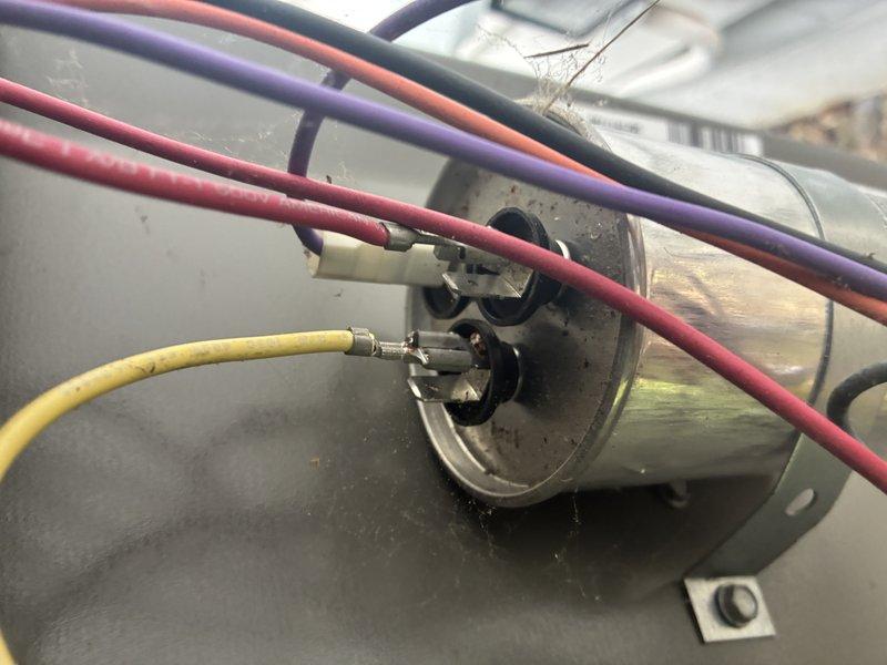 Completed scheduled preventive maintenance cooling visit on three-year-old air conditioning system. Performed comprehensive system inspection including electrical measurements using clamp meter to verify proper amperage draw and system performance. Inspected and documented electrical connections, capacitor, and wiring at outdoor condensing unit, confirming all components secure and functioning within normal parameters.